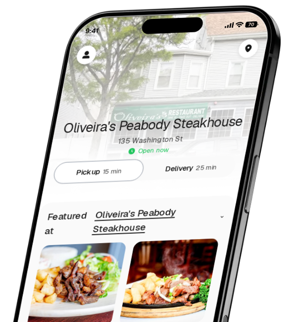 Oliveira's Peabody Steakhouse app preview